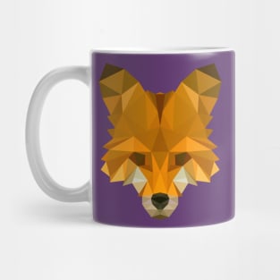 Low Poly Origami Fox Head Mug